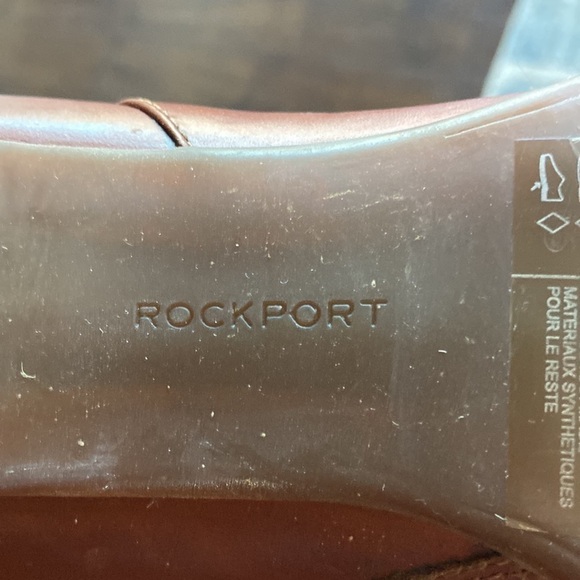 Rockport- brown heeled ankle boots- ladies size 10 - Picture 7 of 10